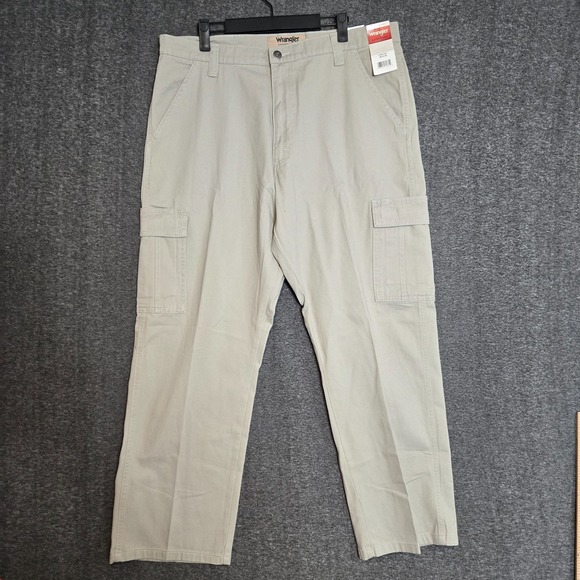 Wrangler Authentics Men's Relaxed Fit Classic Cargo Pants 36 x 29 - Picture 1 of 6